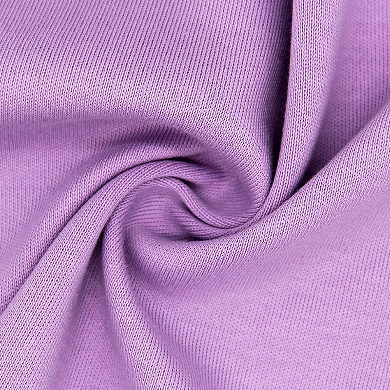8052A 纯棉双面健康布秋季童装外套运动服24S棉双面针织面料