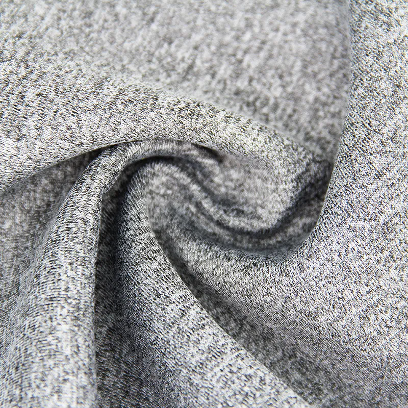DY8089 全涤氨纶健康布秋冬运动服外套面料全丝拉架健康针织双面弹力布